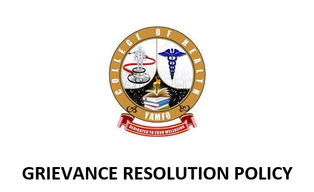 GRIEVANCE RESOLUTION POLICY